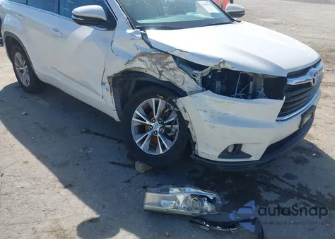 2014 Toyota Highlander Le Plus V6 from USA, damaged, VIN 5TDZKRFH2ES014098